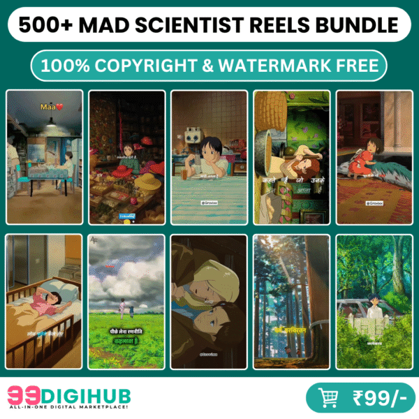 500+ Mad Scientist Reels Mega Bundle
